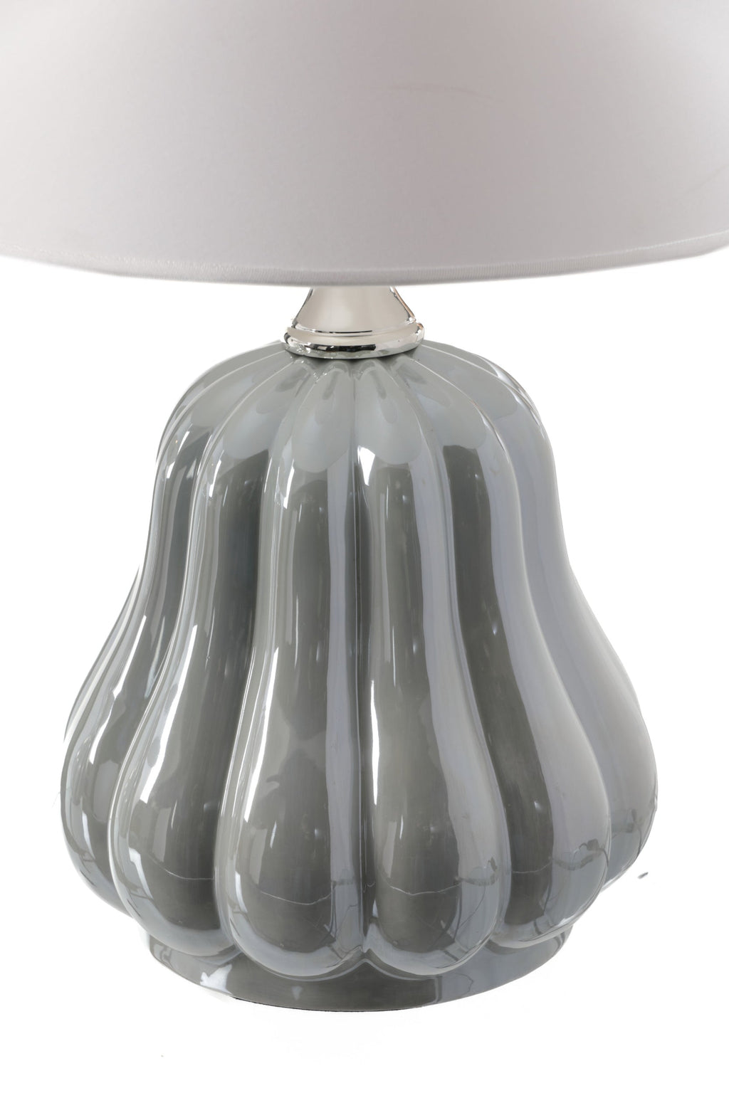 Coppia Lampade da tavolo anni 70 zucca