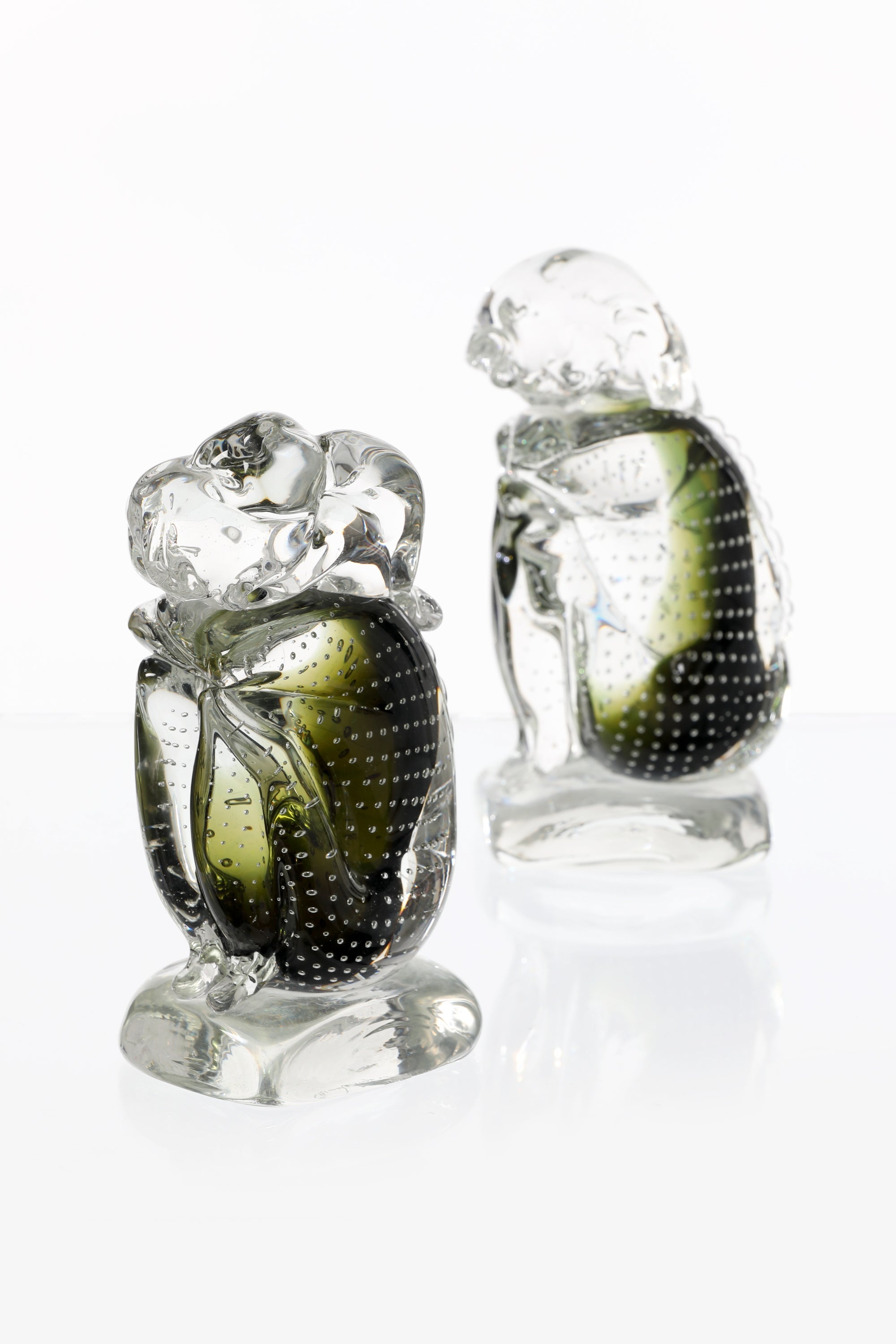 Pair of Archimede Seguso sculptures from the 80s
