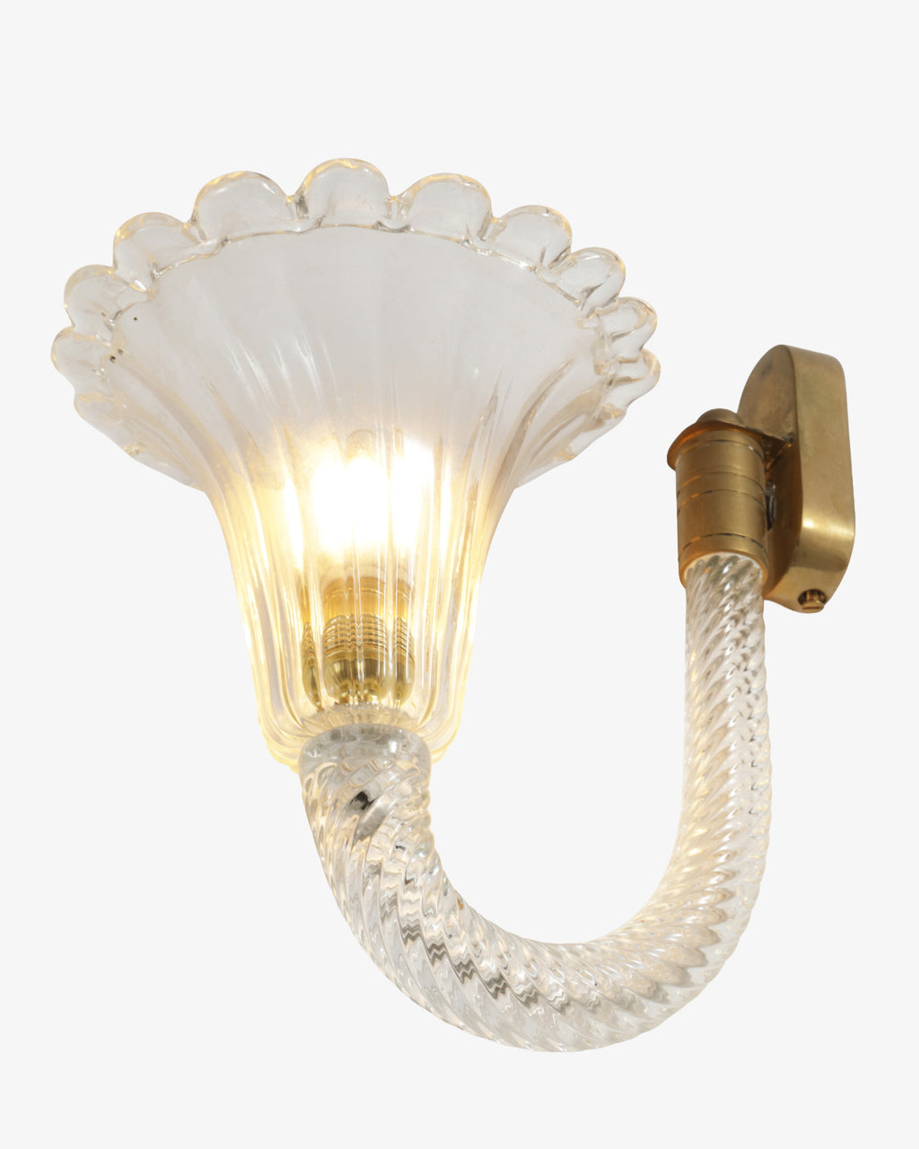 Pair of Murano wall lamps from the 60s