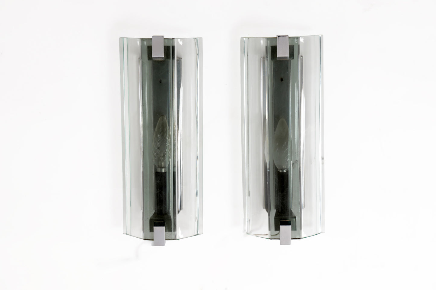 Pair of Veca wall lights from the 70s