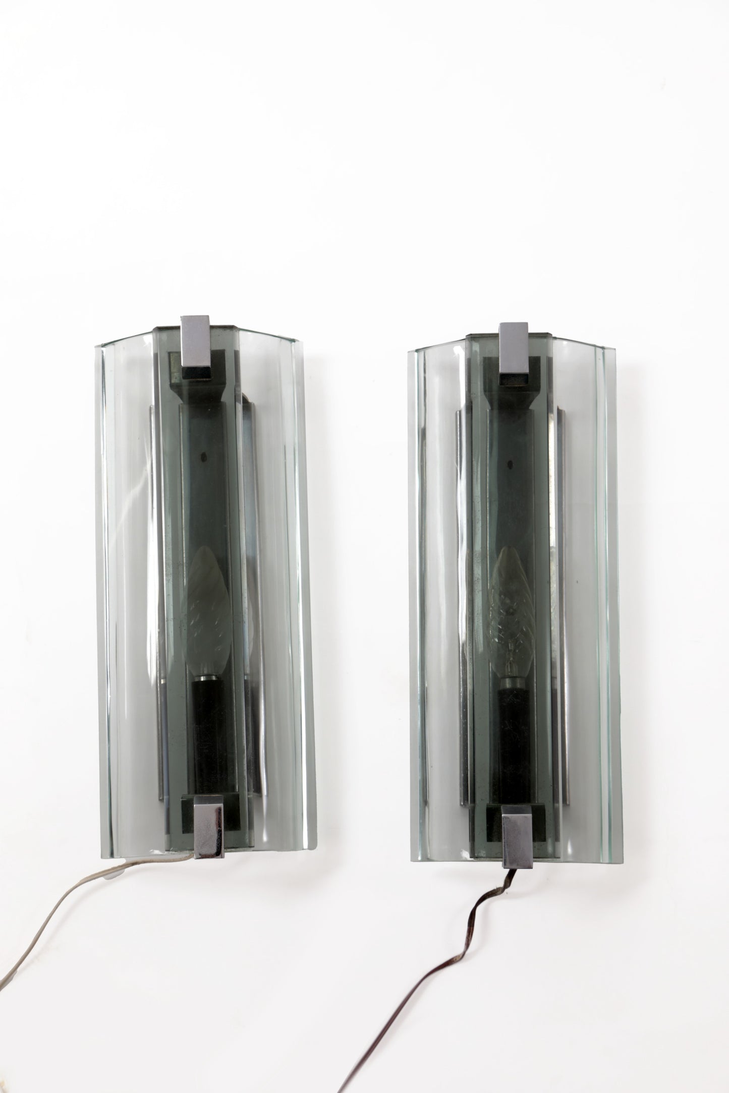 Pair of Veca wall lights from the 70s