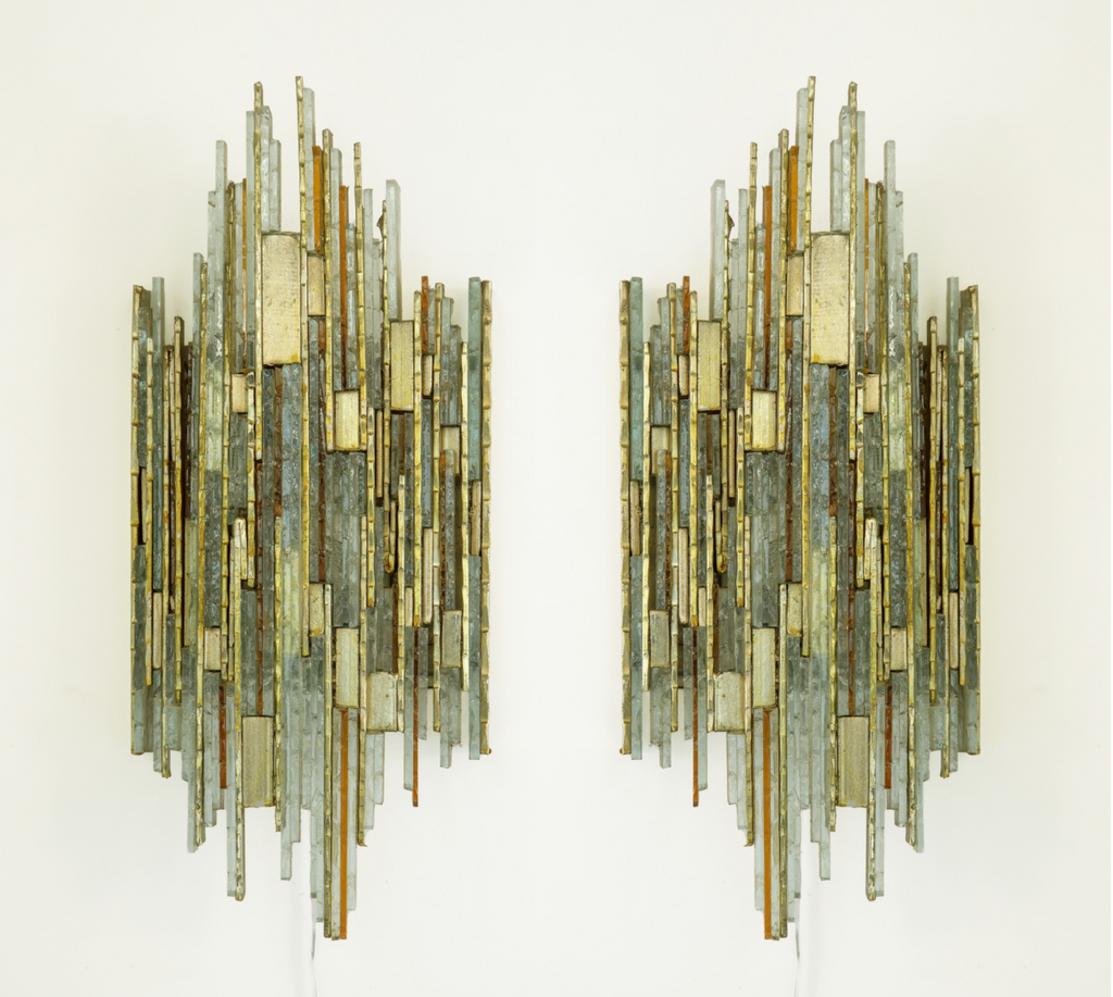 Coppia applique Albano Poli, Poliarte 1960