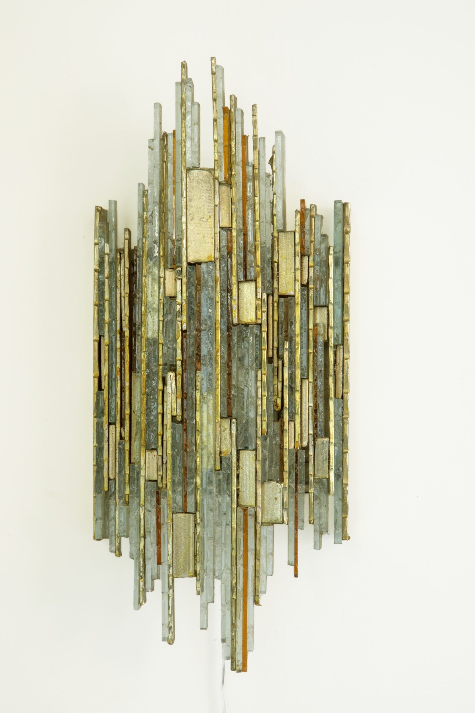 Pair of Albano Poli wall sconces, Poliarte 1960