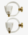 Coppia appliques Barovier e Toso anni 60