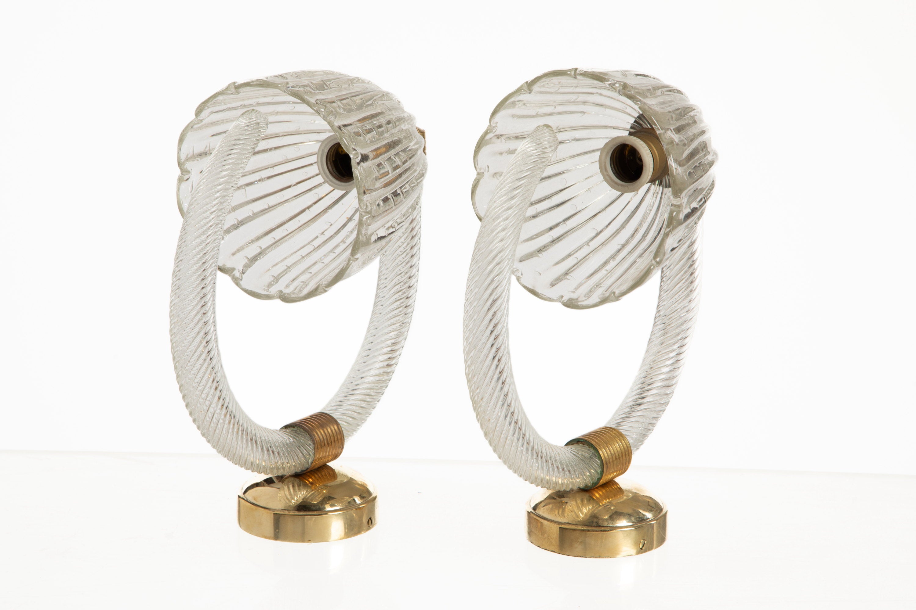 Coppia appliques Barovier e Toso anni 60