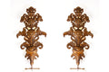Coppia appliques floreali anni 50