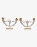 Coppia candelabri anni 40