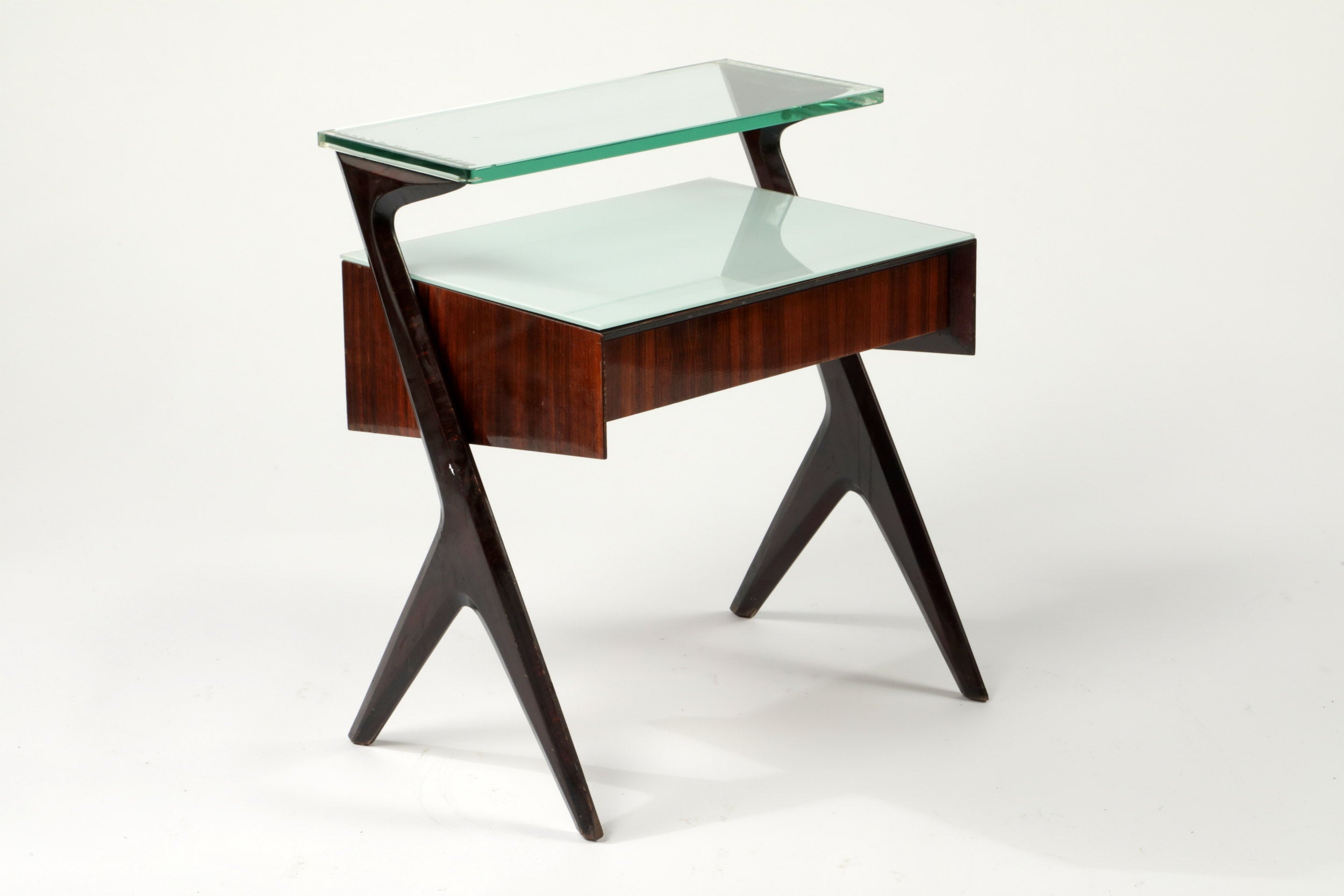 Pair of 1960s bedside tables attributed to Vittorio Dassi
