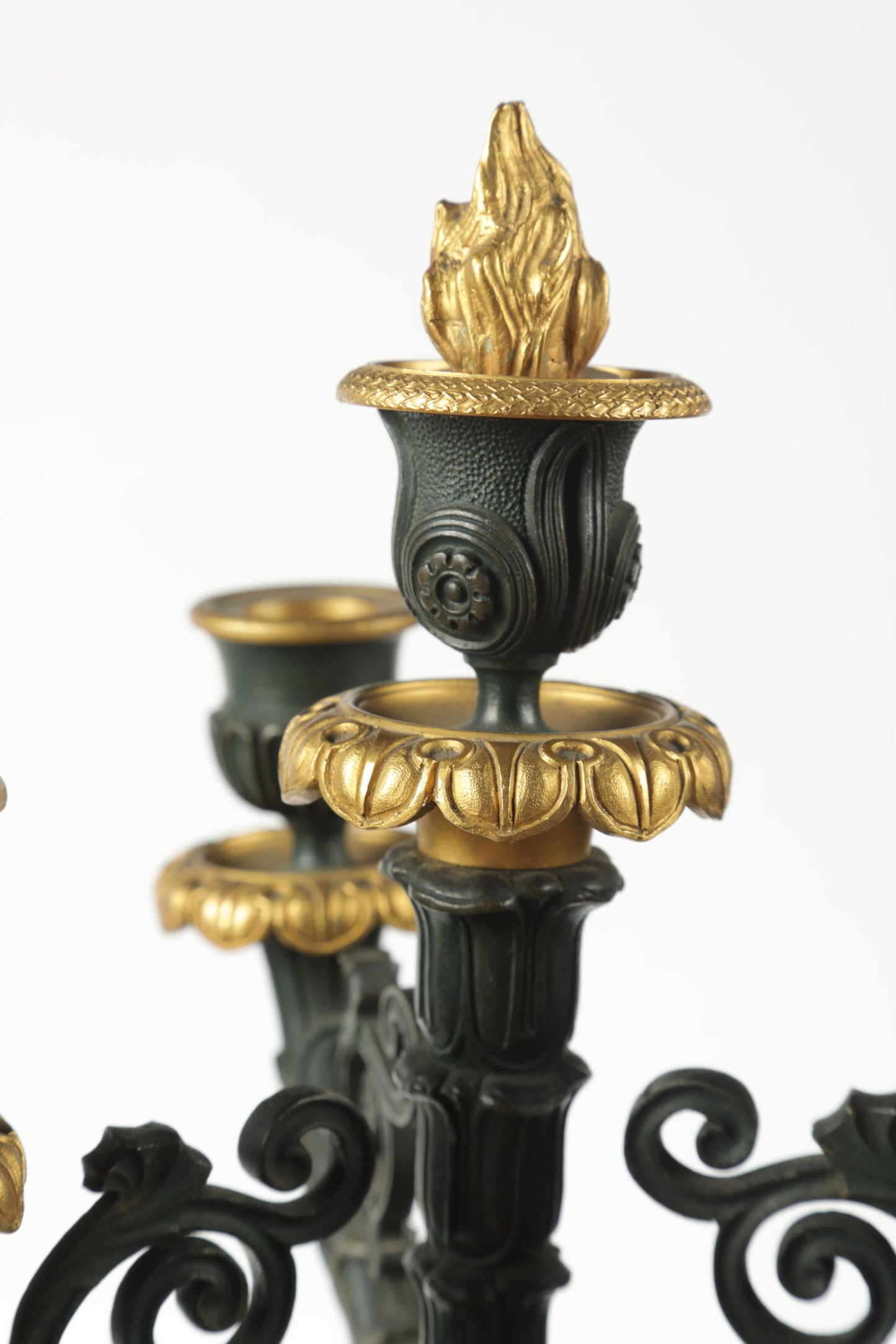 Coppia candelieri Impero Napoleone III