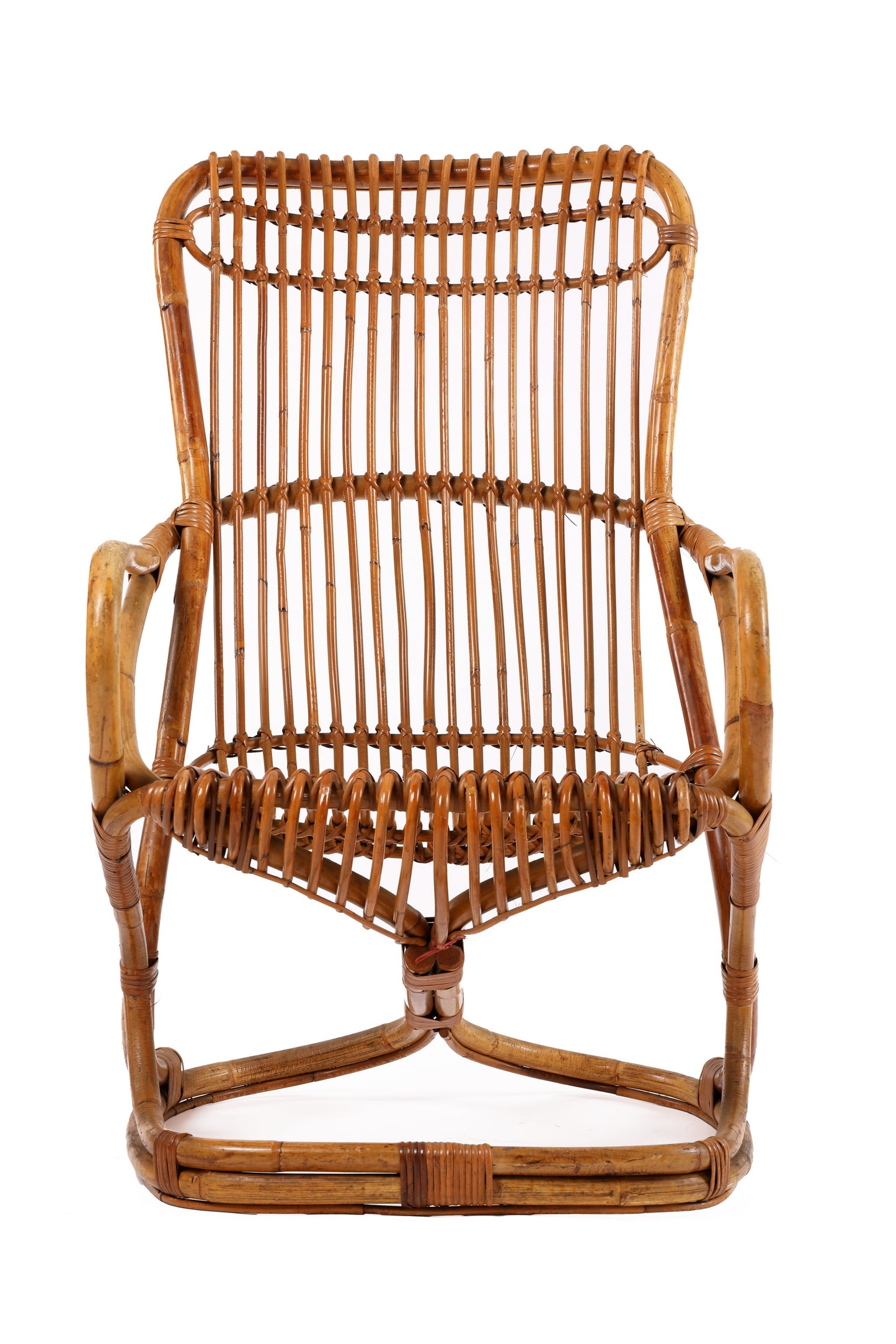 70s Bonacina bamboo armchair