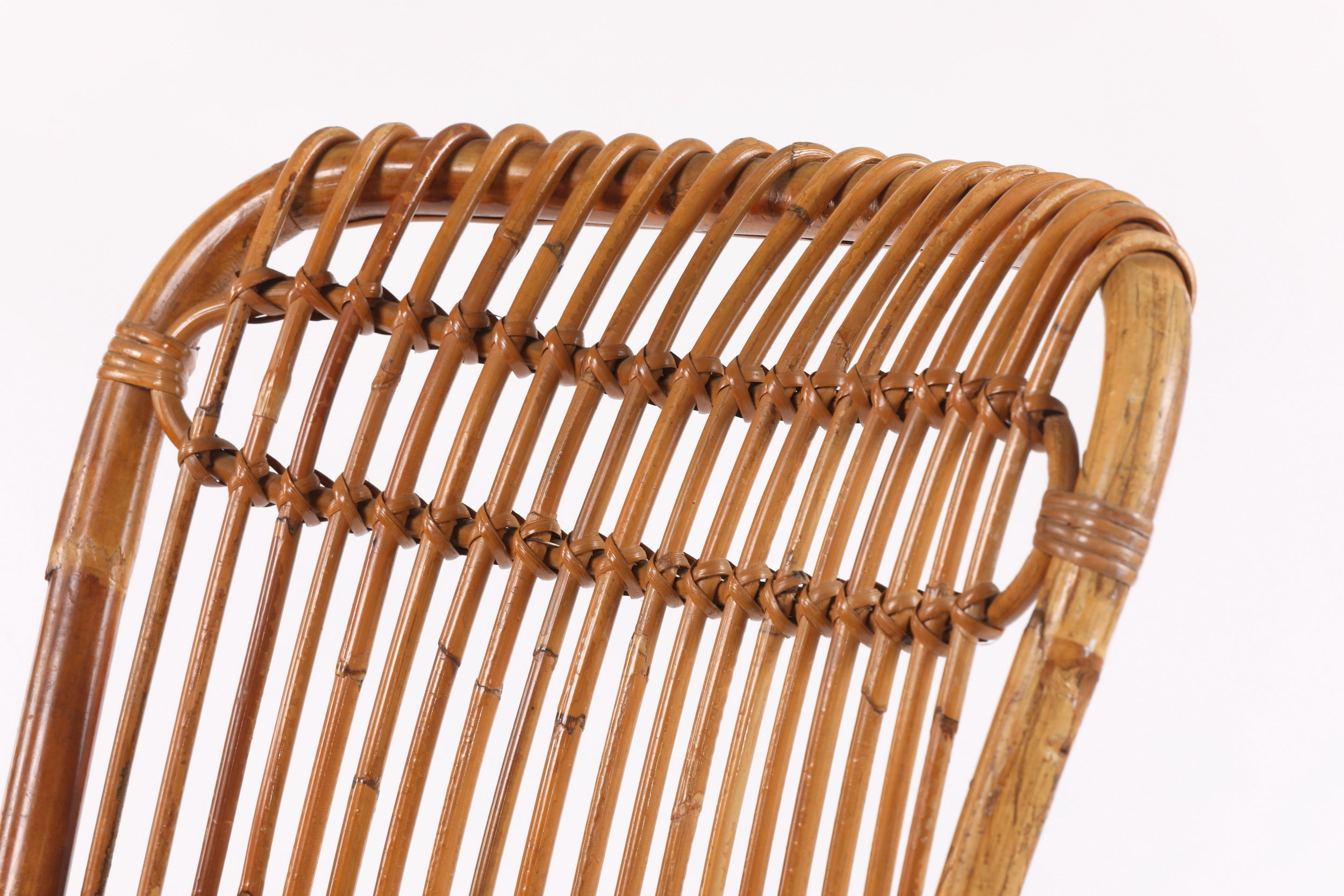 Poltrona bamboo Bonacina anni 70