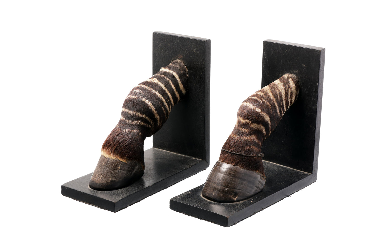 Pair of zebra bookends from the 70s