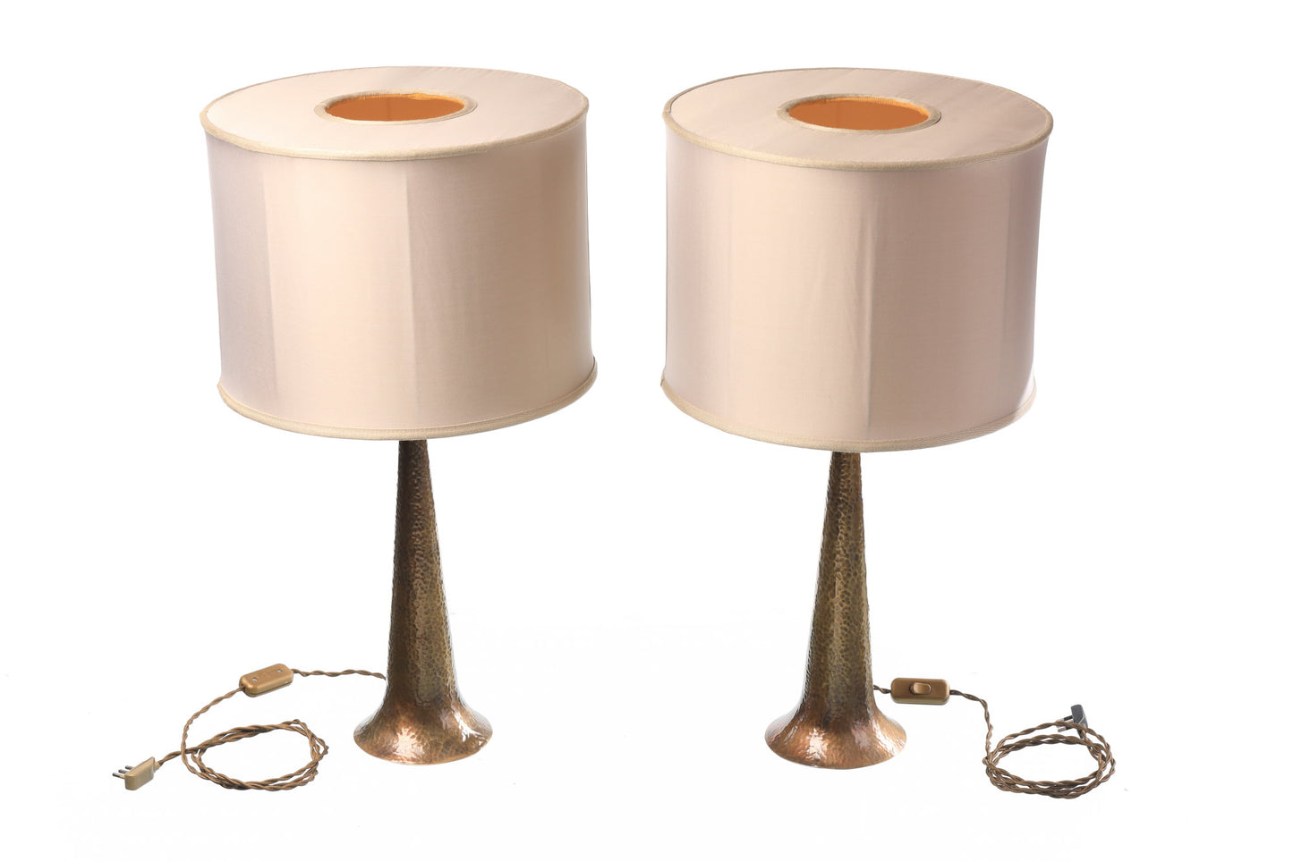 Pair of Sheffield lamps