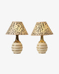 Coppia lampade laccate anni 70