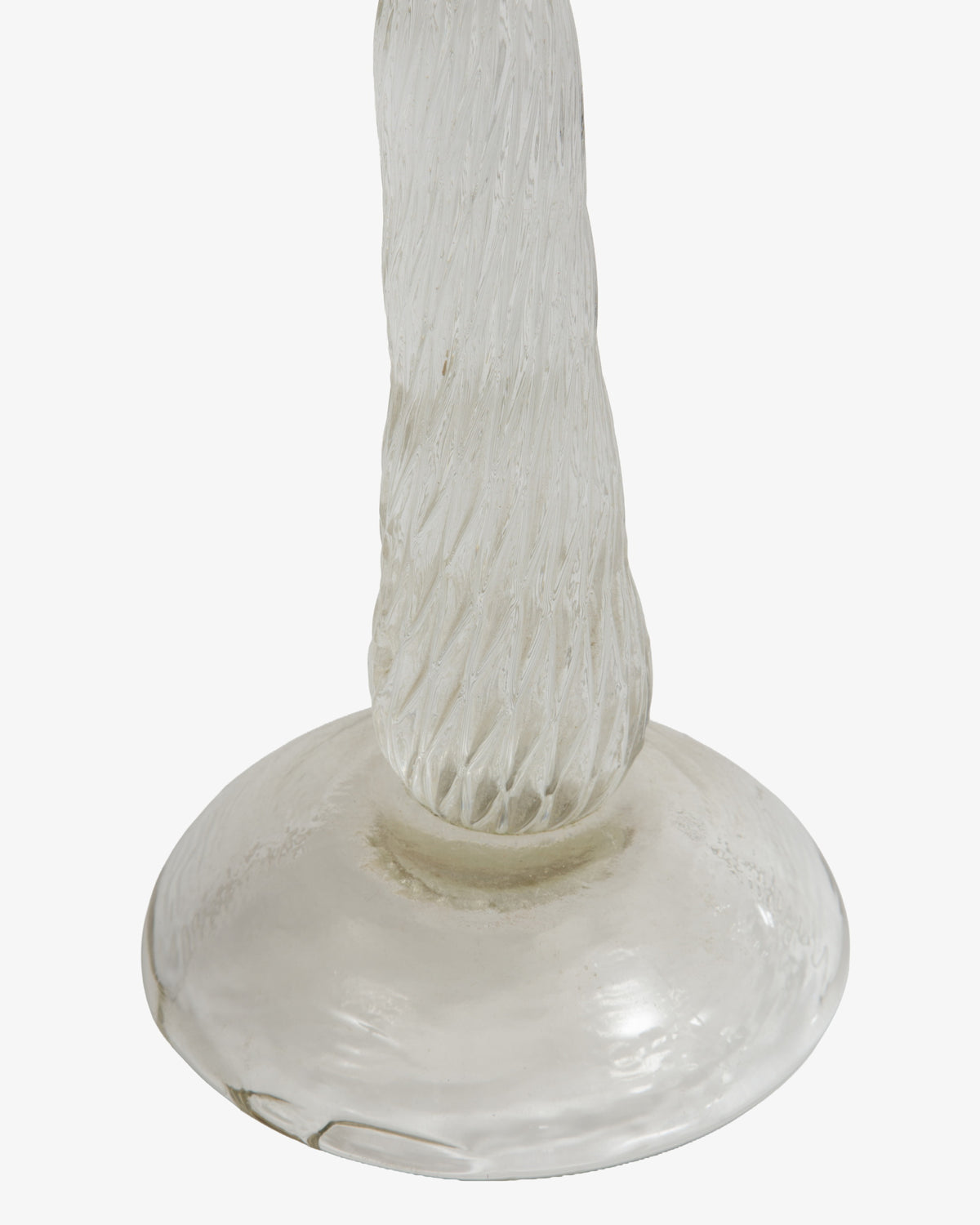 Coppia lampade palme in vetro attribuibili a Tommaso Barbi anni 70