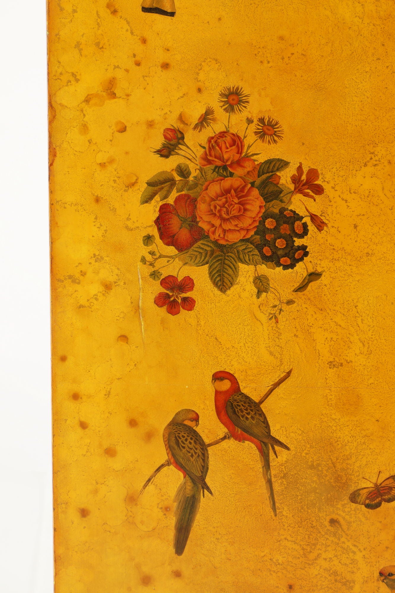 Coppia pannelli découpage motivo floreale