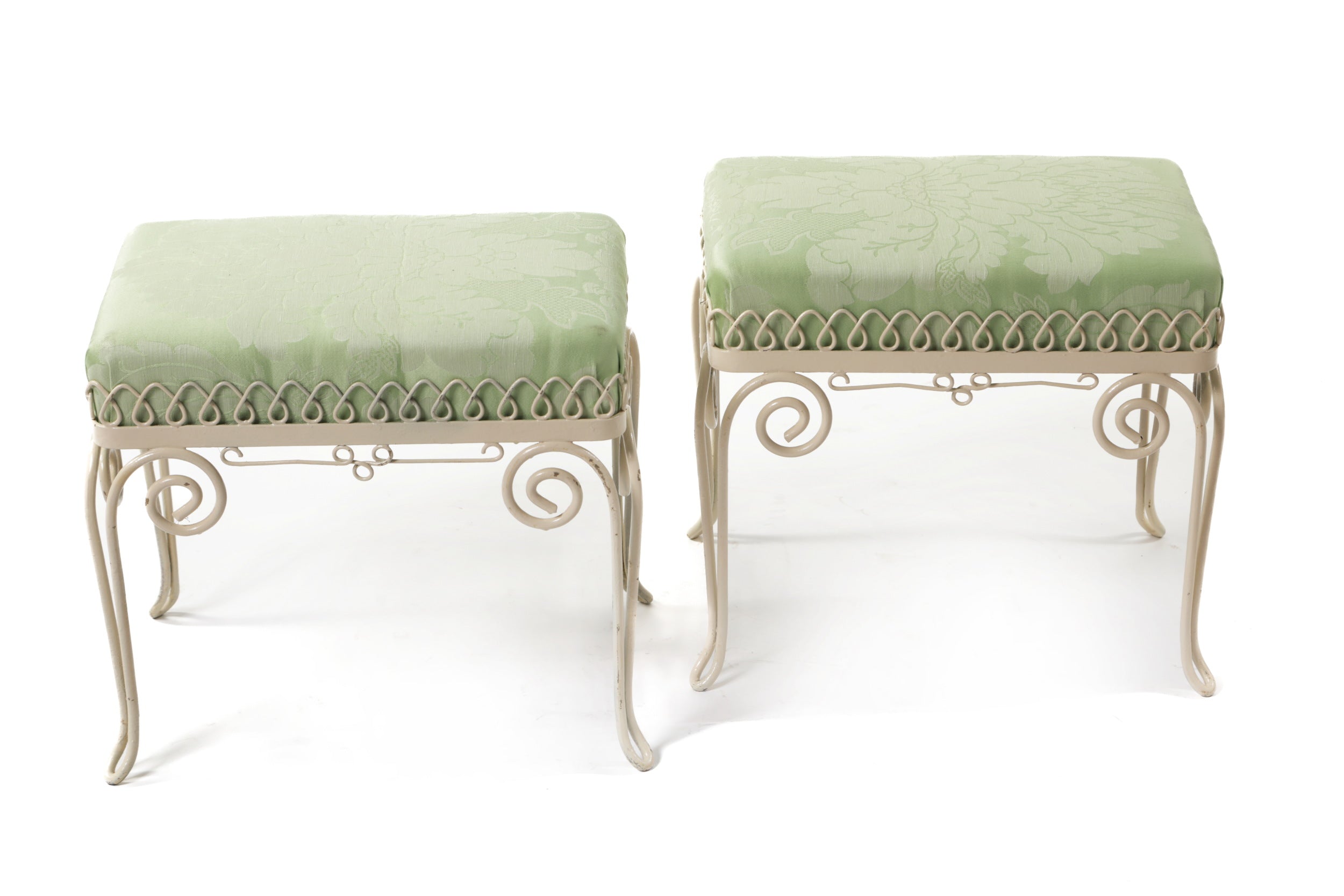 Pair of small 60s benches reinterpreted by triplef