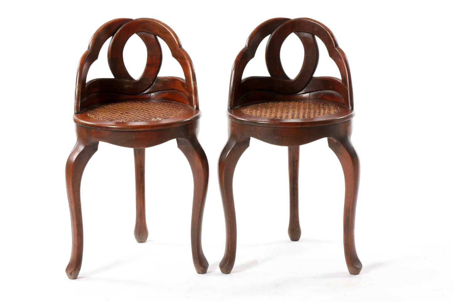 Pair of small Venetian stools