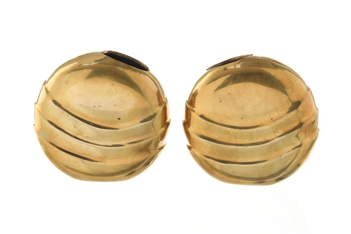 Pair of small bronze vases from the 1970s