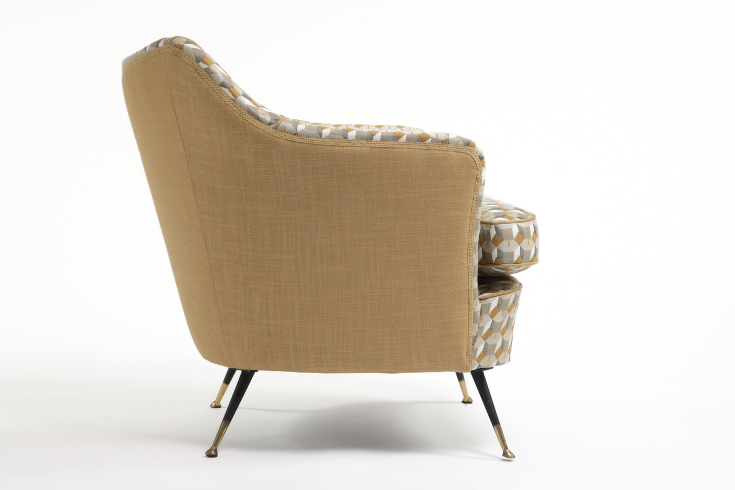 Pair of Gio Ponti armchairs reinterpreted by triplef