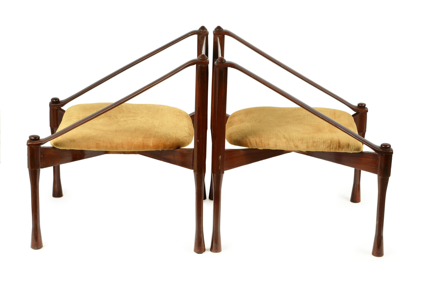Pair of Giulio Moscatelli armchairs from the 1950s