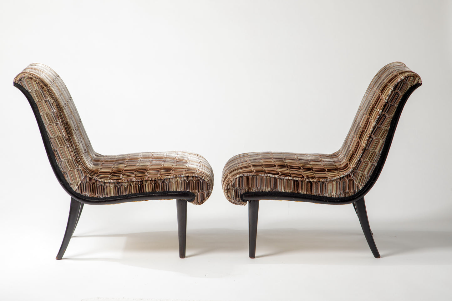 Pair of Guglielmo Ulrich armchairs from the 50s