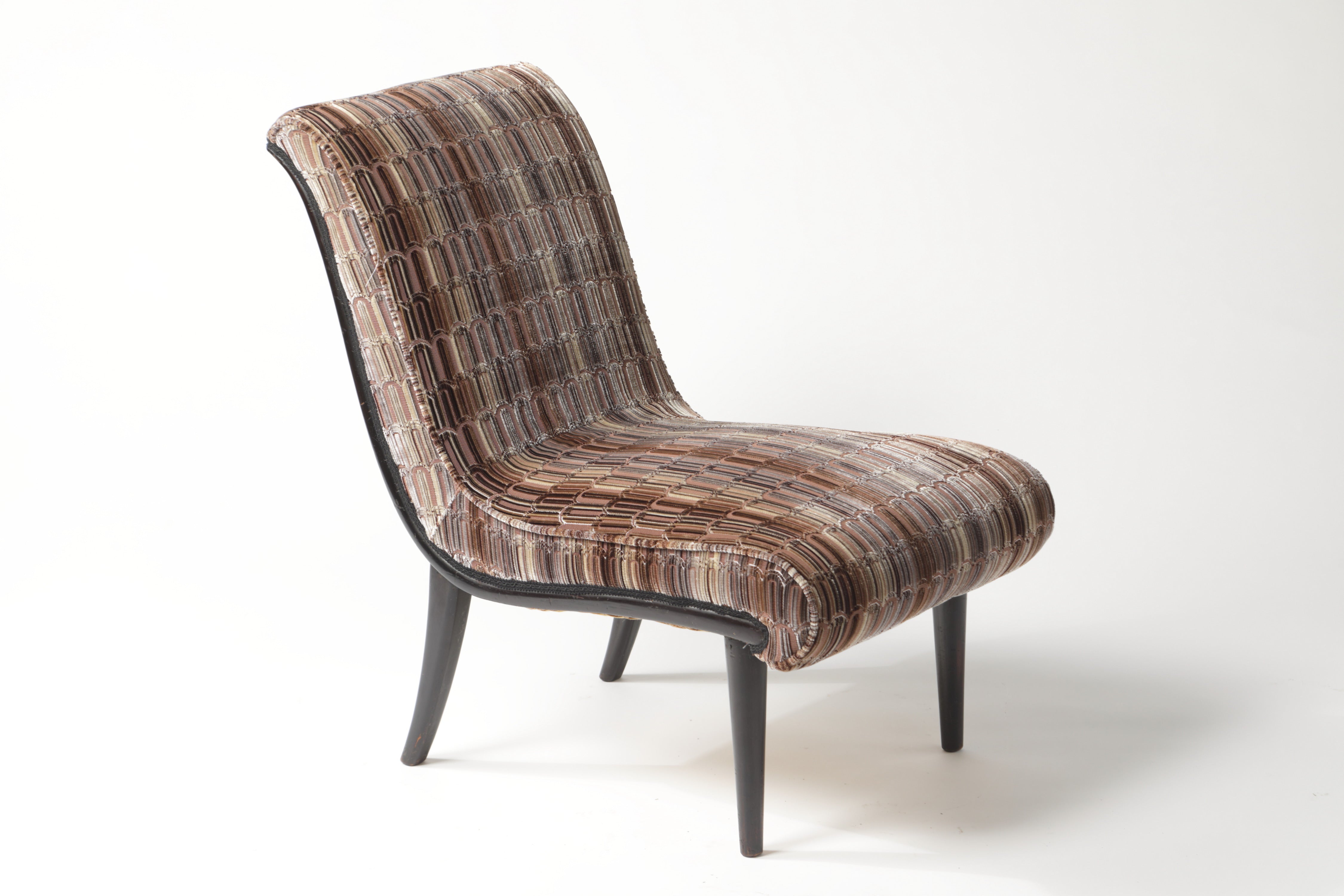 Pair of Guglielmo Ulrich armchairs from the 50s