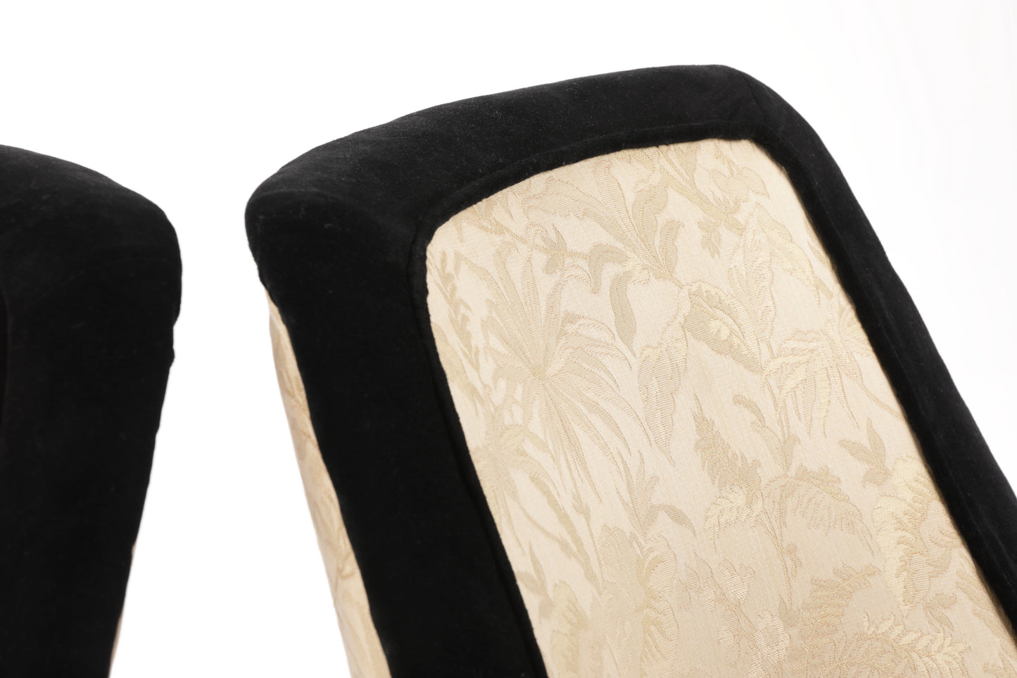 Pair of 50's armchairs reinterpreted by triplef attributable to Giovanni Pestalozza