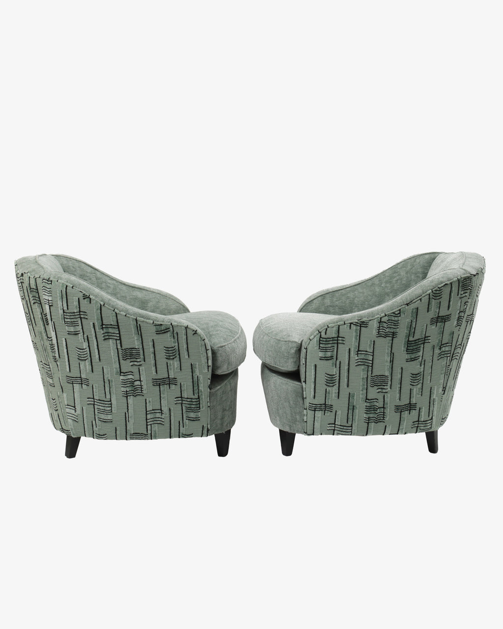 Pair of 1960s armchairs attributable to Gio Ponti for Casa e Giardino