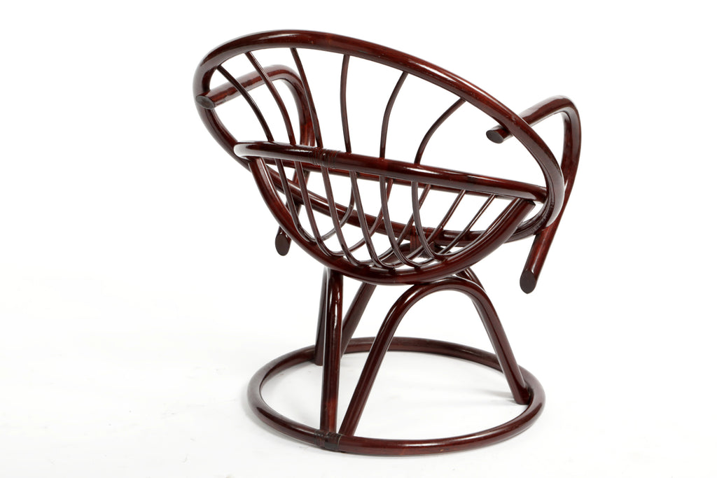 Pair of bamboo armchairs from the 70s