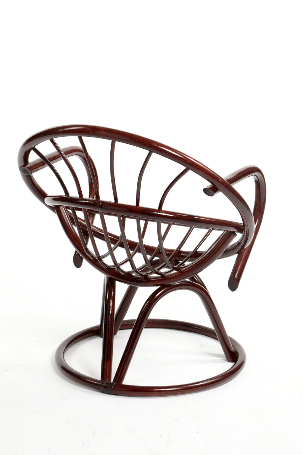 Pair of bamboo armchairs from the 70s