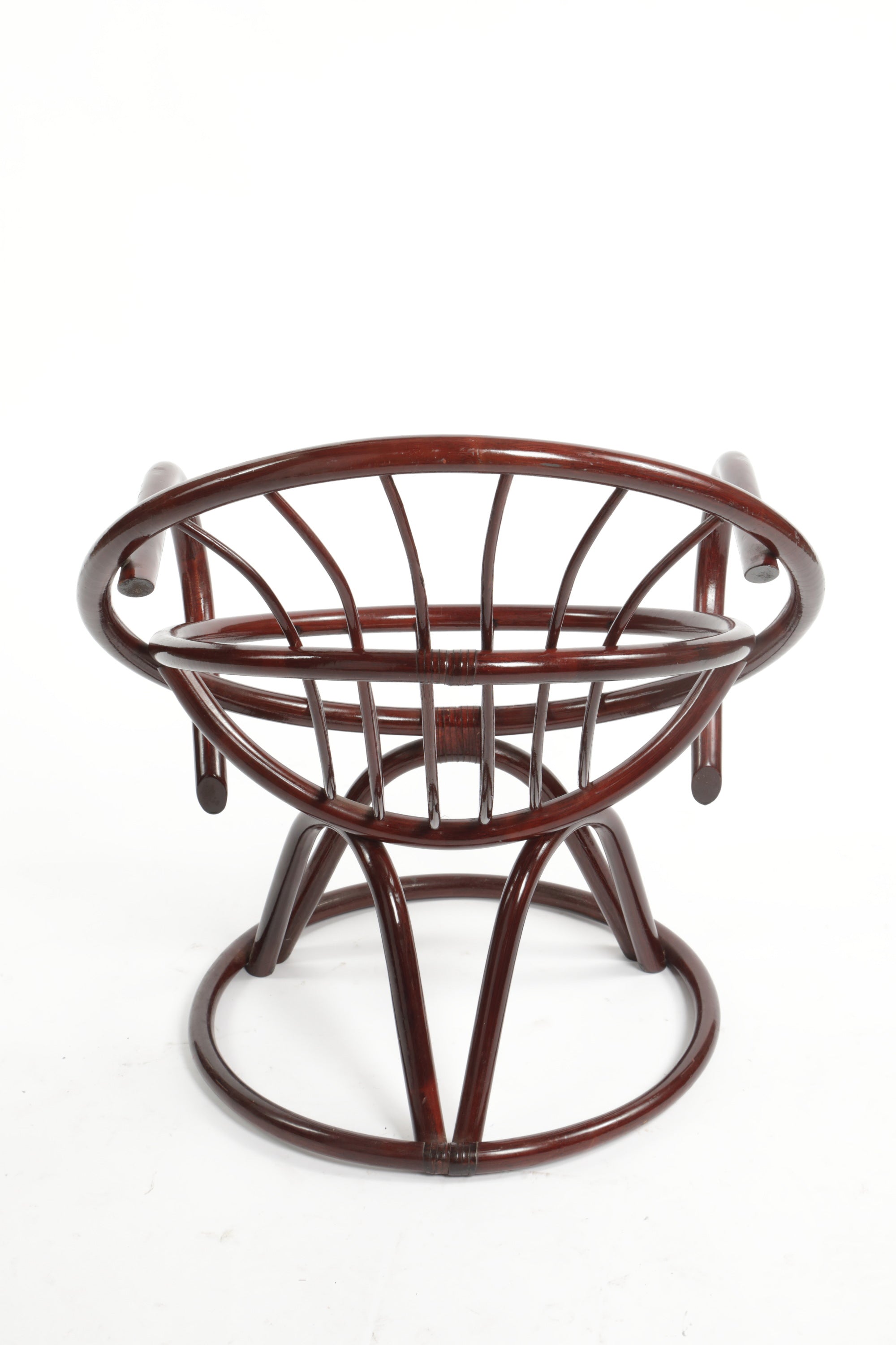 Pair of bamboo armchairs from the 70s