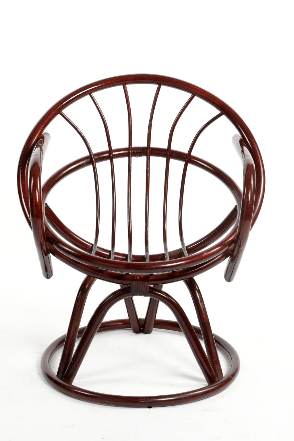 Pair of bamboo armchairs from the 70s