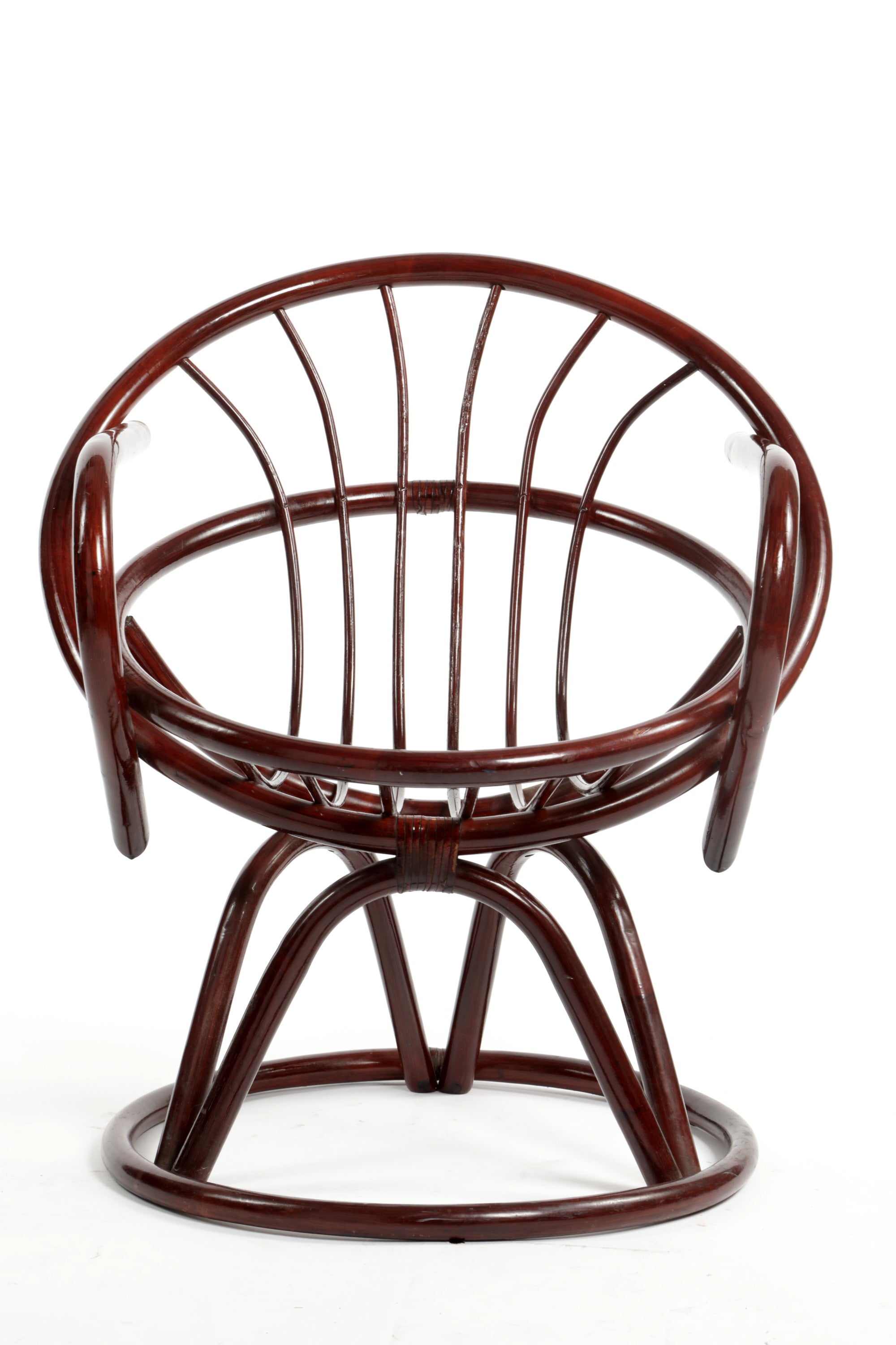 Pair of bamboo armchairs from the 70s