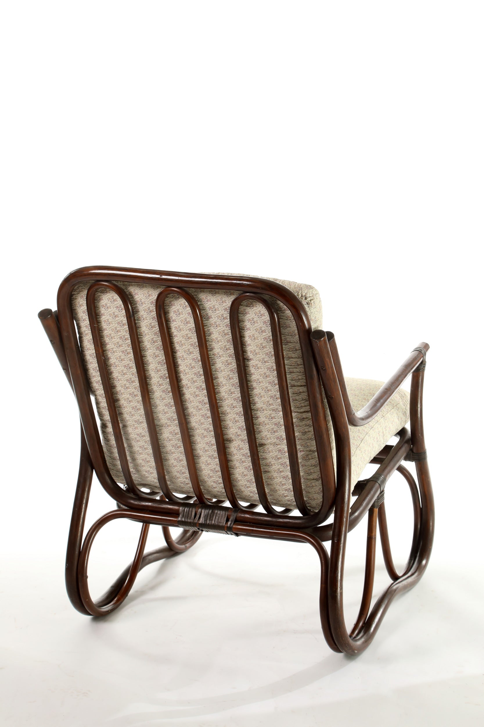 Pair of bamboo armchairs from the 70s