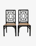 Pair of chairs attributed to Studio A Roma 70s