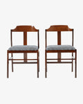 Coppia sedie anni 60 reinterpretate da  t r i p l e f