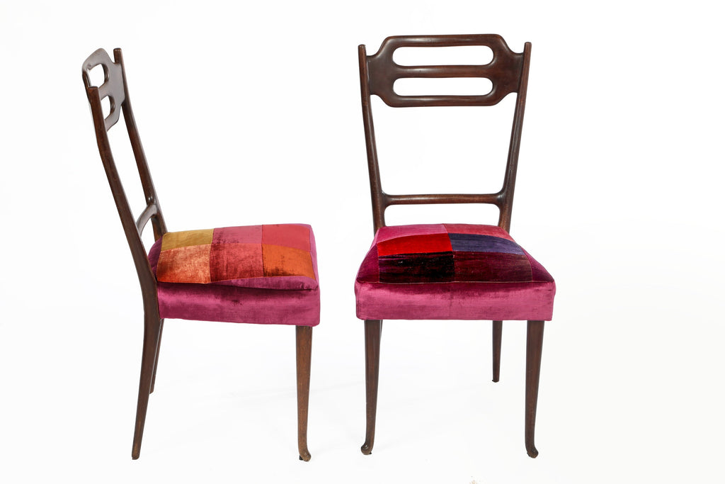 Coppia sedie anni 50 reinterpretate Triplef