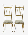 Pair of romantic chairs from the 50s reinterpreted triplef
