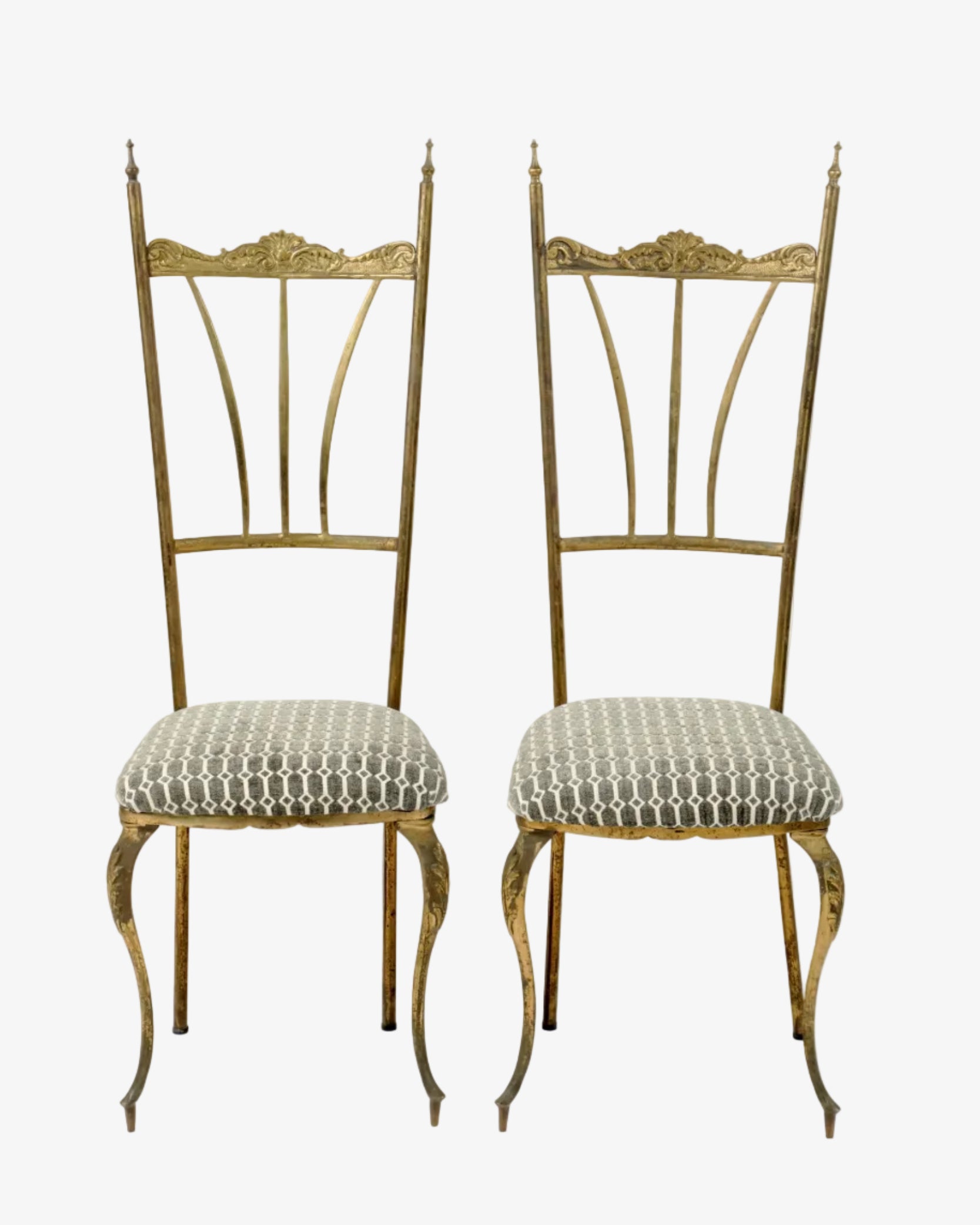 Pair of romantic chairs from the 50s reinterpreted triplef