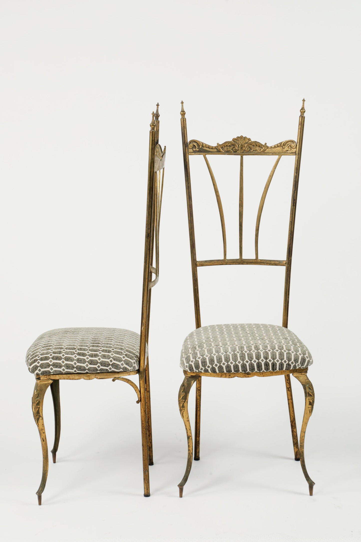 Pair of romantic chairs from the 50s reinterpreted triplef