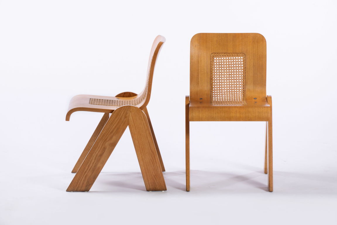 Pair of 70s Gigi Sabadin chairs for Stilwood