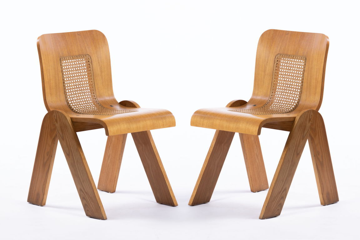 Pair of 70s Gigi Sabadin chairs for Stilwood