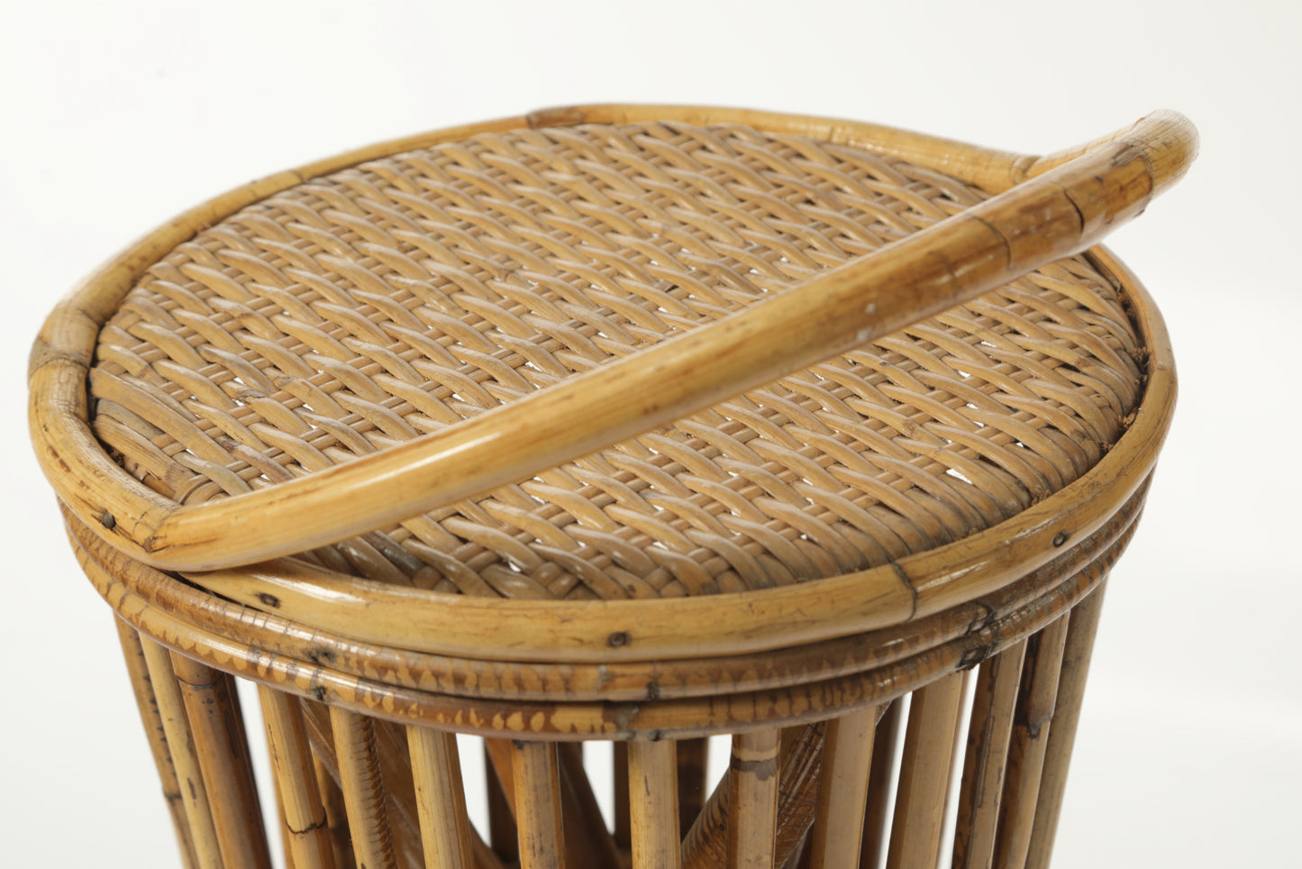 Pair of 1960s bar stools attributable to Tito Agnoli