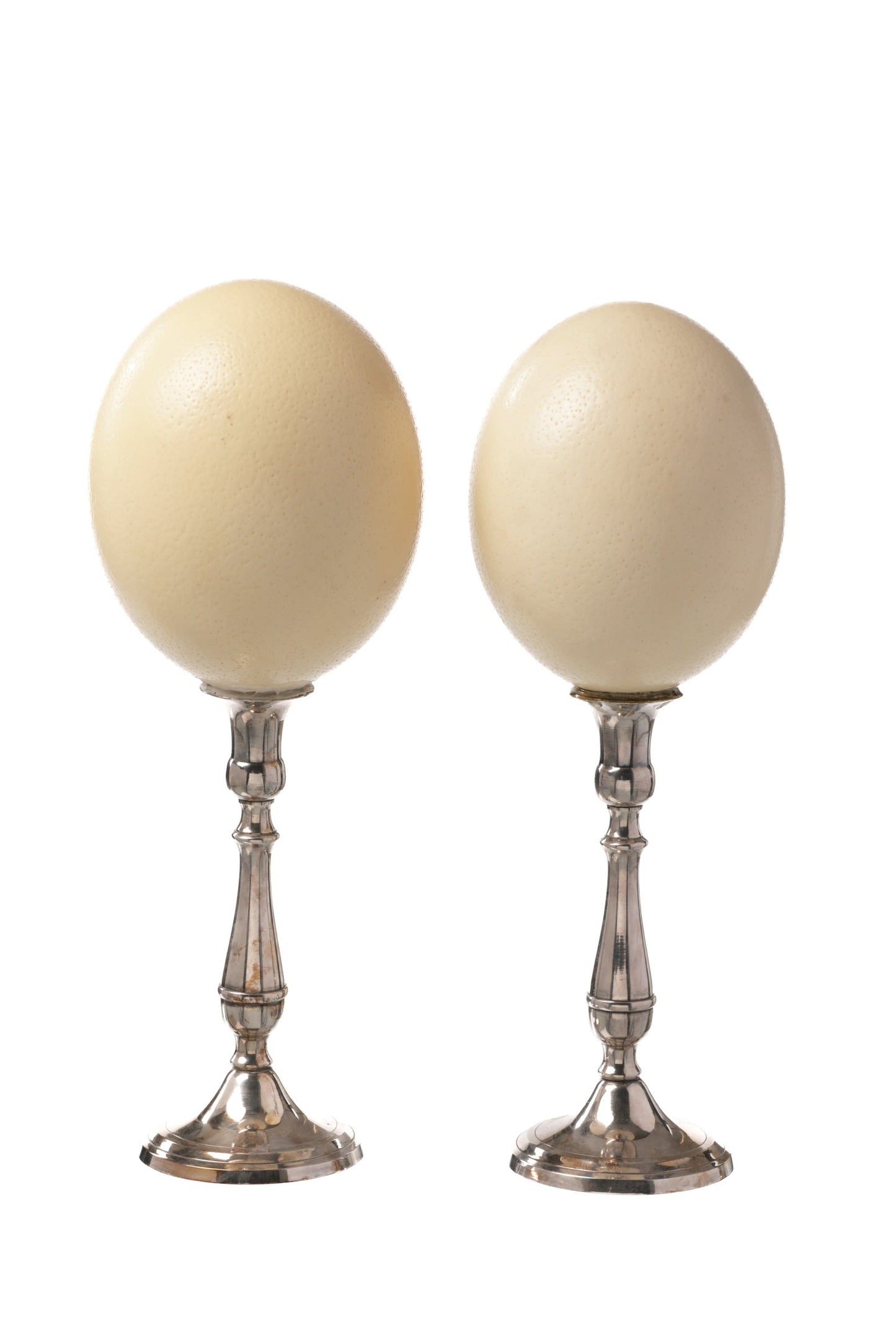 Pair of ostrich eggs from the 1960s
