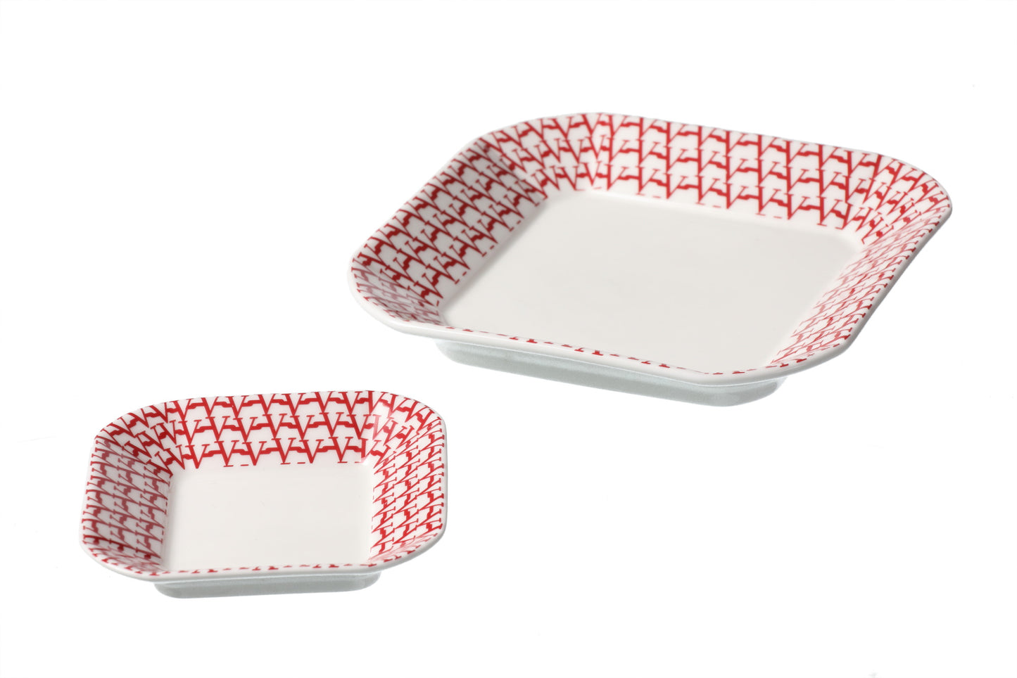 Pair of valet trays Valentino Home Collection Fine Bone China