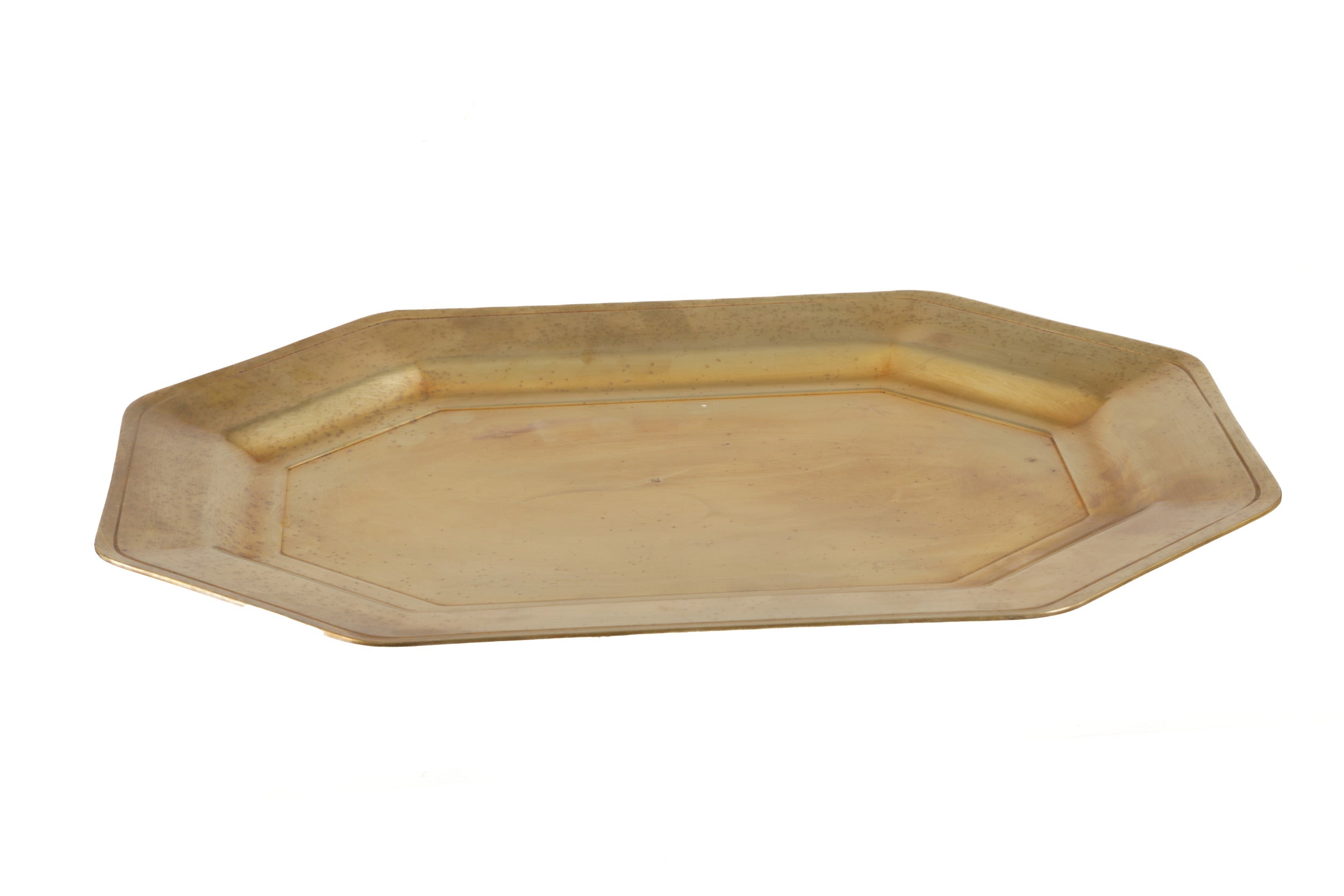 Pair of brass trays from the 70s