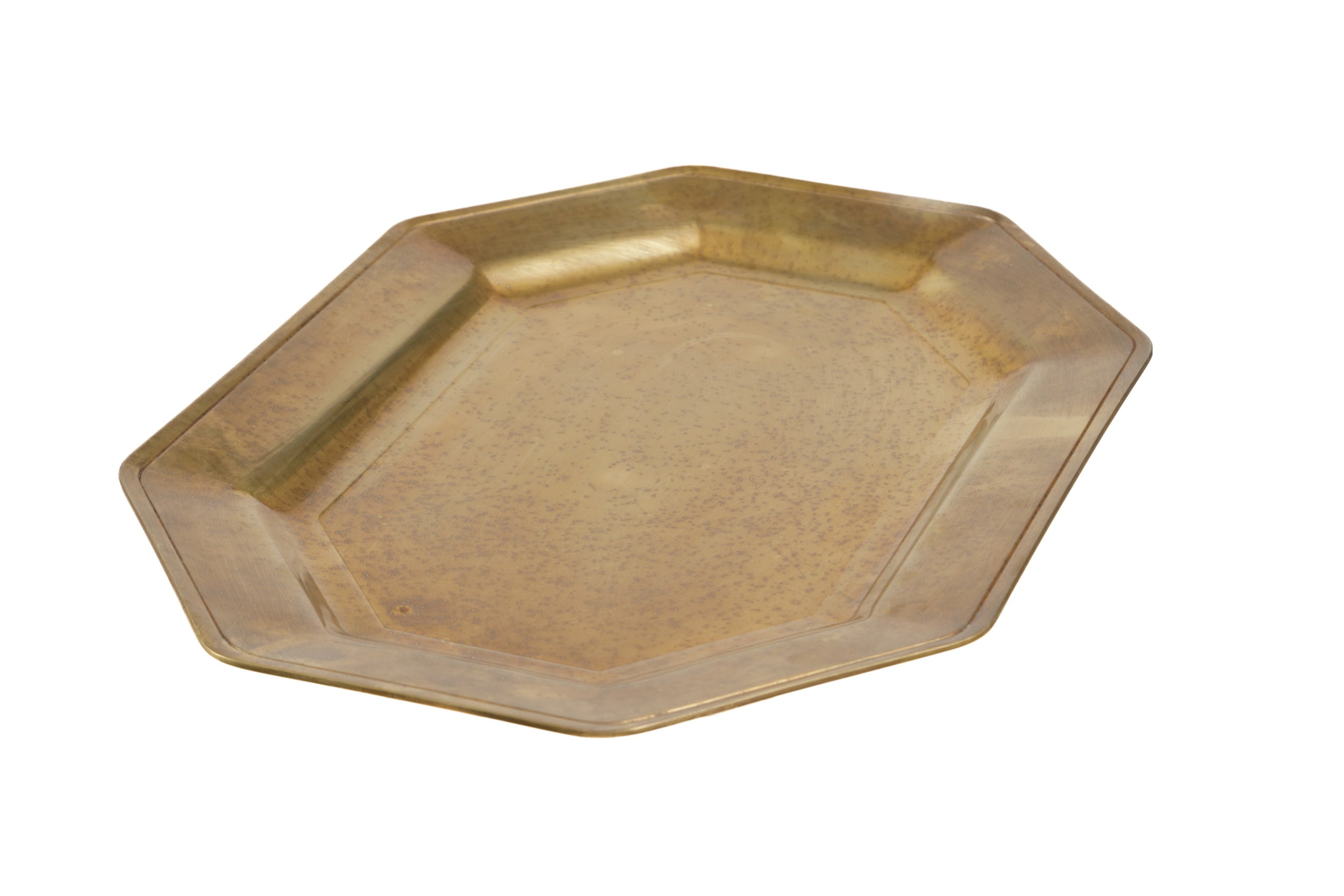 Pair of brass trays from the 70s