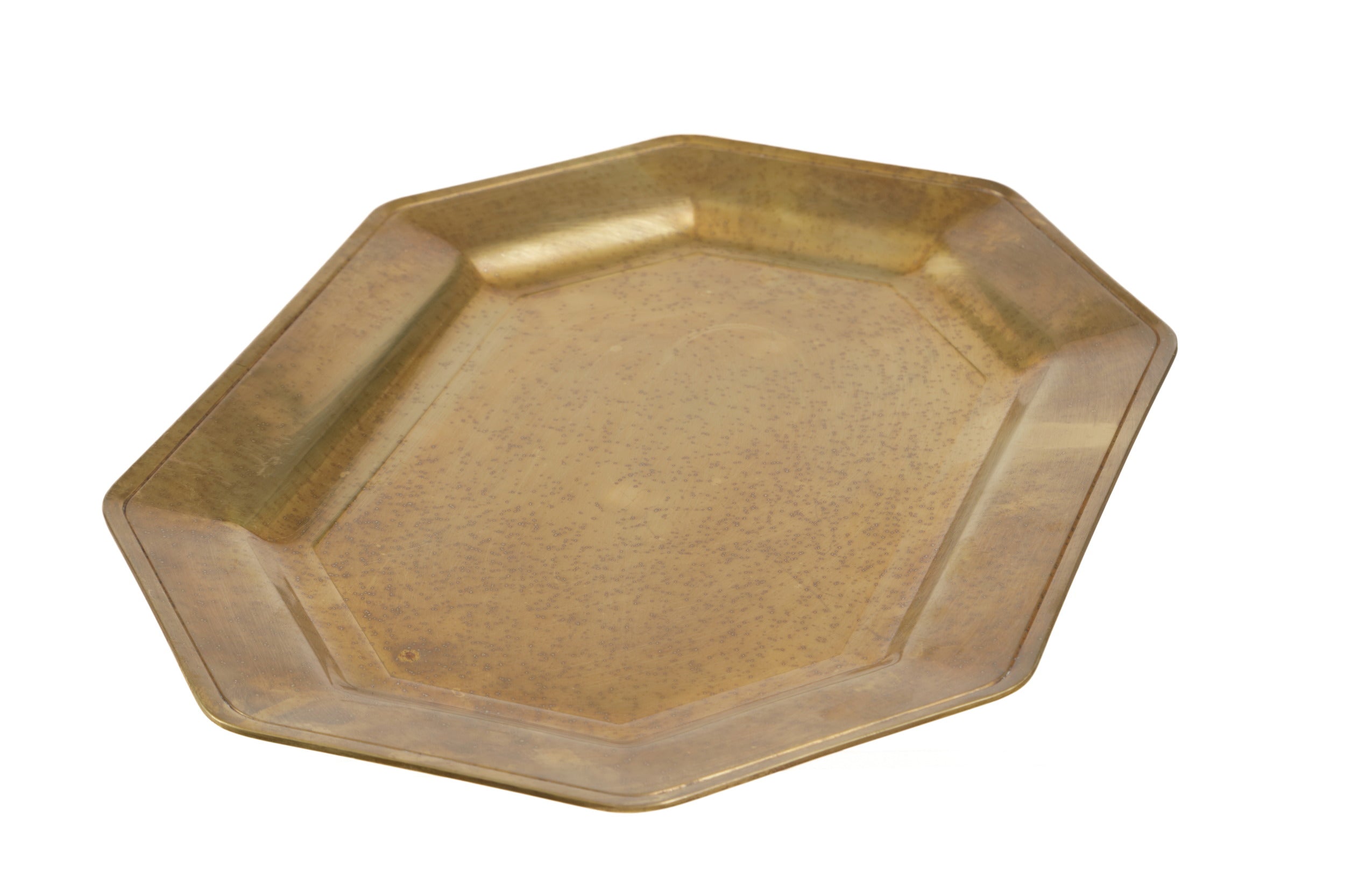 Pair of brass trays from the 70s