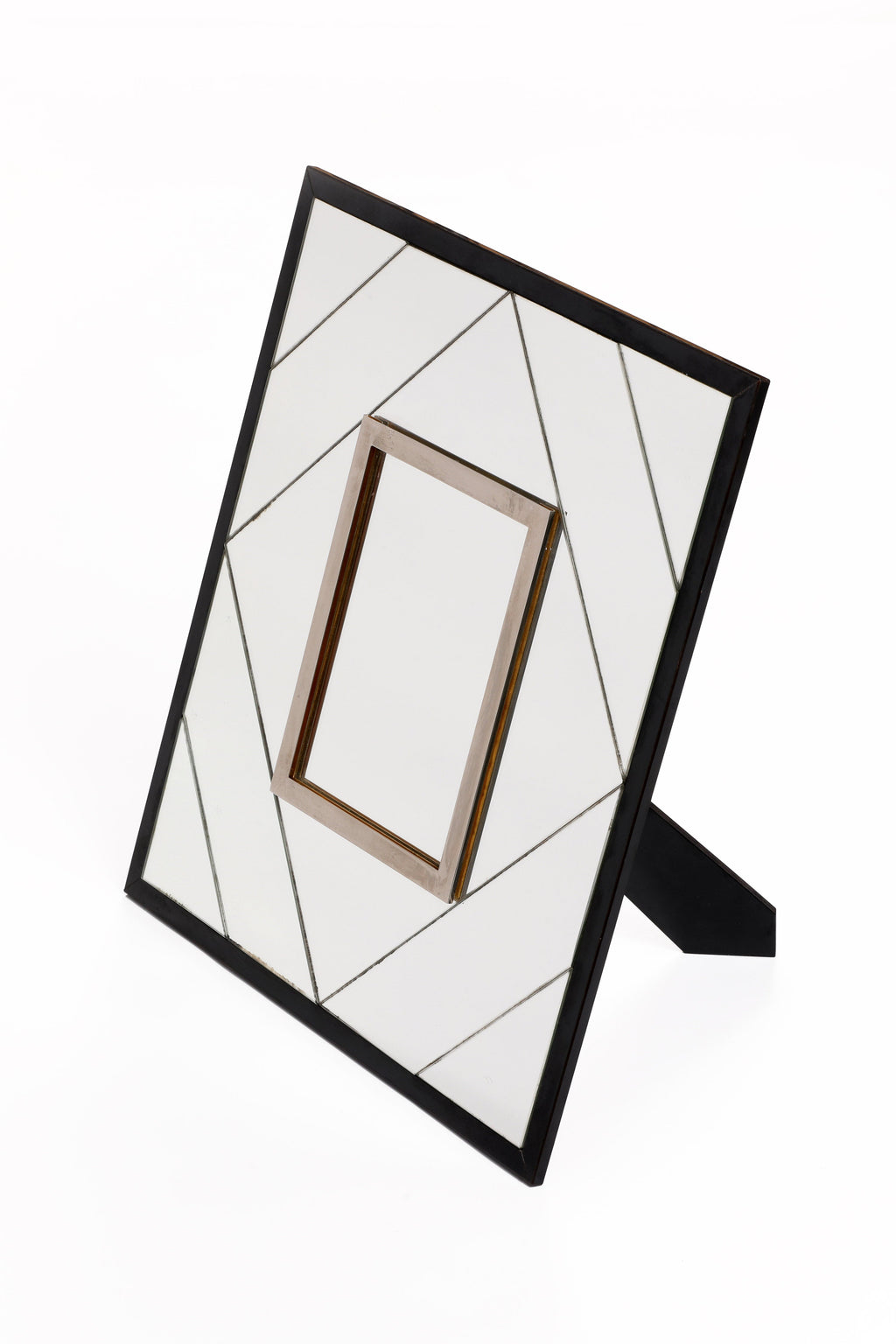 Cornice a specchio anni 70 righe diagonali